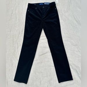 New Talbots Women’s High Waist Straight Leg Black Pants - Size Petite 4